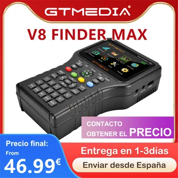 [30] GTMEDIA V8 Finder Max DVB-S/S2/S2X Сателитен търсещия Поддържа H. 264/H. 265 (8 бита) 7,4 В / 4000 mah Finder WS6933 WS6980