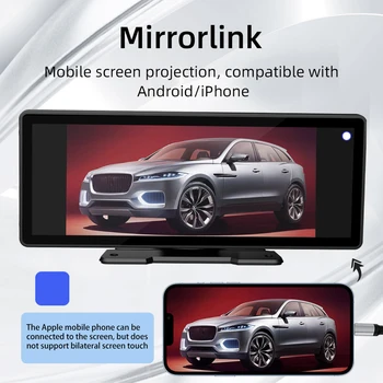9,3-инчов безжичен мултимедиен плеър HD, съвместимо с Bluetooth, радио, радио с по-голям дисплей, поддържа Carplay Android Auto