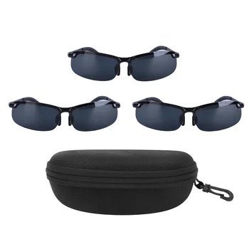 Поляризирани слънчеви очила със среден размер, променящи цвета, Стилни поляризирани слънчеви очила за шофиране, мека носа разчита, трайни за колоездене