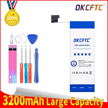 OKCFTC Батерия за телефон с голям капацитет на капацитет 3200 mah за iPhone 5, разменени батерия + инструмент