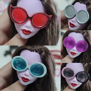 Модна кукла, сладки мини-очила за кукли 30 см, аксесоари за кукли 1/6, слънчеви очила за кукли, разноцветни детски подаръци, играчки 