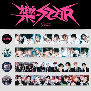 5 М Kpop Бездомни Kids Нов албум LE-STAR Лента, тиксо, етикети за подкрепа в профила си, декоративна тиксо 