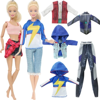 Облекло за кукли BJDBUS Fahion, панталони, рокли, ежедневни дрехи, аксесоари в смесен стил, облекло за кукли Барби, кукла къща 