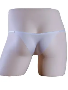 Секси мъжки колан от ледената коприна, ультратонкое прозрачно бесследное бельо с ниска талия, мъжки гащи, неженские гащи, най-секси бельо