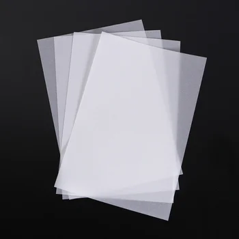 Листове качествена Крафт-хартия 50шт, паус А4, Бяла Преводна паус, копирна хартия, сульфитная художествена книга за скици.