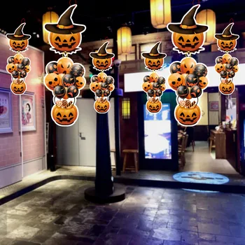 Подвесное украса за Хелоуин Атмосферното Украса Подпори Бар KTV Mall Висулка във формата на тикви за Хелоуин