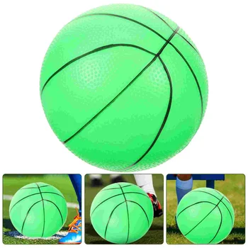 Светещи баскетболни топки за деца, трениращите за момчета, светещи на открито, заместват плажни топки от PVC