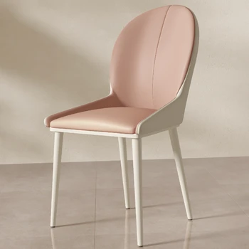 Френски трапезни столове, Удобна облегалка компютърен стол Мебели, изработени от порести материали с висока плътност за дома Универсален стол за ресторант