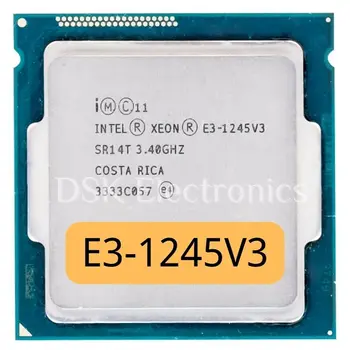 Intel Xeon E3 1245V3 E3 1245 V3 3,4 Ghz Четириядрен Восьмипоточный процесор 8M 84W LGA 1150