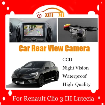 Автомобилна Камера за Обратно виждане за Обратно виждане За Renault Clio 3 III Lutecia 2005 ~ 2014 CCD Full HD Резерв Парковочная Камера за Нощно Виждане